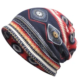 YOUSTYLO Unisex Printed Soft Cotton Slouchy Beanie Cap-19