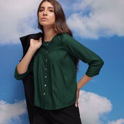 CORSICA Puff Sleeve Shirt Style Top-picture-32