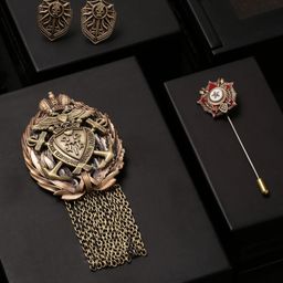 COSA NOSTRAA Men Gold-Toned The Musahi Gift Set-image-47
