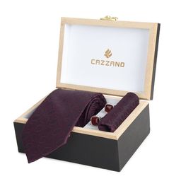 Cazzano Men Accessory Gift Set of Tie and Pocket Square-picture-17