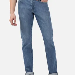 Passion Men Clean Look Mid Rise Stretchable Cotton Jeans-image-32