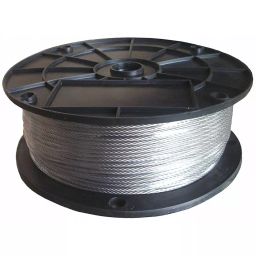 Dayton 304 Stainless Steel 7x7 Wire Rope 480 lbf, 33RG70 (Silver)-image-25