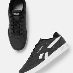 Reebok Classic Women Charcoal Grey Woven Design Royal Techque T TX Sneakers-20