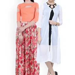 SCORPIOUS Women Pack of Shrug & Top-41