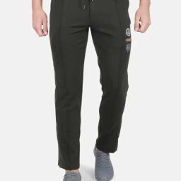 Monte Carlo Olive Green Regular Fit Trackpants-39