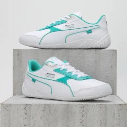 Puma Men's Mercedes AMG Petronas RDG Cat 2.0 White Casual Sneakers-image-34