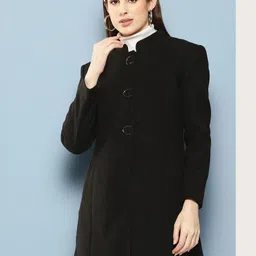 Chemistry Longline Woollen Coat-image-96