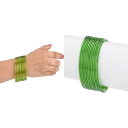 1ST TIME Set Of 24 Green Alloy Bangles-picture-11