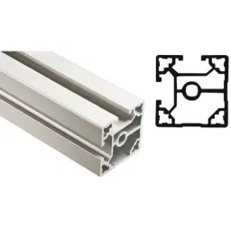 FlexLink Silver Aluminium Profile Strut 44 x 44 mm 11 mm Groove 1000 mm Length, XCBL 1X44 T2-picture-43