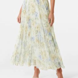 Forever New Off White Printed Skirt-image-88
