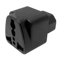 Pac Iec 320 C14 Male Plug To Universal Female Jack AC Power Worldwide Adaptor (Black)-10