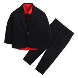 Lil Homies Infant Boys Single Breasted 4-Piece Suit-image-10