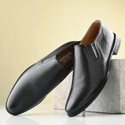Clog London Men's Black Formal Loafers-image-14