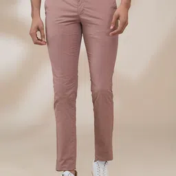 ColorPlus Men Cotton Slim Fit Regular Trousers-picture-28