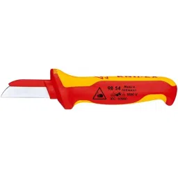 Knipex 98 54 190 mm 50 mm Cable Knives Red and Yellow-image-69