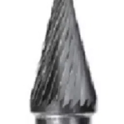 TOTEM 6 mm X 19 mm A1 Standard Cut Cone Shape Burr (FAC0200001) OAL: 50 mm, Shank: 6 mm-21