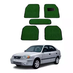 Auto Pearl HD5M104 PVC and Plastic Standard Mat for Accent 2005 (Green)-image-98