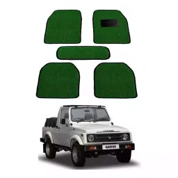 Auto Pearl HD5M322 PVC and Plastic Standard Mat for Maruti Suzuki Gypsy Mg-410 2005-2015 (Green)-image-84