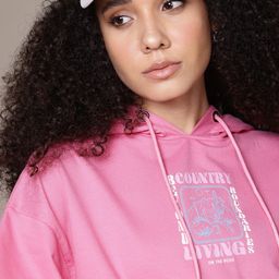 The Roadster Lifestyle Co. Printed Hooded Sweatshirt-image-98