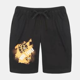Kiddopanti Kids Black Printed Shorts-image-30