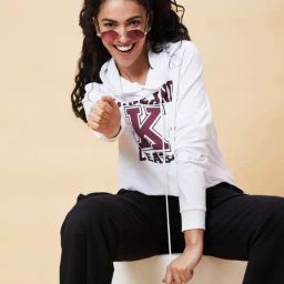 Globus White Cotton Graphic Print Hoodie-picture-45