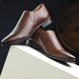 Clog London Men's Brown Formal Loafers-image-99