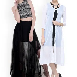 SCORPIOUS Women Pack of Shrug & Top-47