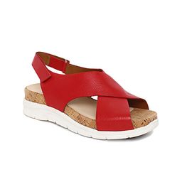 Nine West Women Red Solid Synthetic Open Toe Flats-18