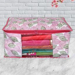 Kuber Industries Set Of 6 Metallic Printed Saree Organisers image 5