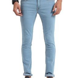 Old Grey Men Blue Slim Fit Jeans-picture-21