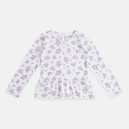 Pantaloons Junior Floral Printed Pleated Cotton Top-picture-25