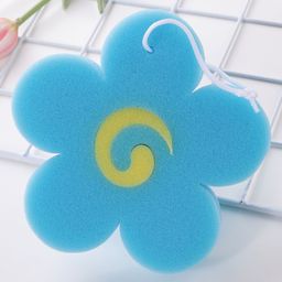 Flower Shaped Bath Sponge- Blue-21