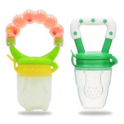 Chinmay Kids New Born Baby Pacifier With Rattle Handle Silicone Safe Fresh Fruit Feeder Soother (Green, Light Green)-23