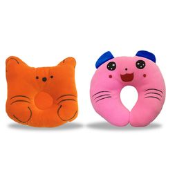Chinmay Kids Cotton Toons & Characters Baby Pillow Pack of 2  Yellow, New Pink-image-86