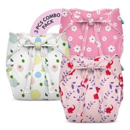 Bumberry Smart Nappy All in One Cloth Diaper  -Kit 1 Pack of 3-25