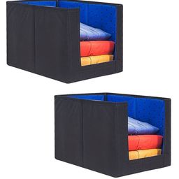 PrettyKrafts Shirt Stacker Organizer Blue , Set of 2-90
