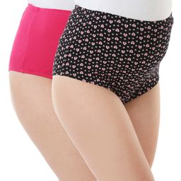 Bella Mama Cotton Elastane High Coverage Printed Panty Set (Colour May Vary)-picture-28