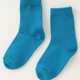 Model Winterwear Solid Colour Socks - Blue-image-25