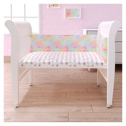 Fancy Fluff Organic Cot Half Bumper - Rainbow Dreams-image-83