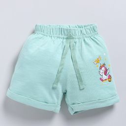 FUN A2Z Cotton Sinker Baby Unicorn Printed Shorts - Sky Blue-image-96