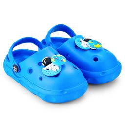 HOPPA SWEDEN Perforated Clogs With Astronaut Charms - Royal Blue-image-37