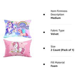 JARS Collections Velvet Baby Pillow For Sleeping Ultra Soft Toddler Pillow With Cartoon Print Pack of 2 - Multicolor image 4