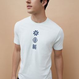 Forca Men Graphic Printed Round Neck Cotton T-shirt-image-65