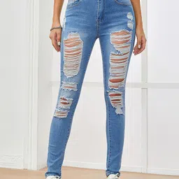 JC Mode Women Regular Fit Mid-Rise Highly Distressed Jeans-picture-18