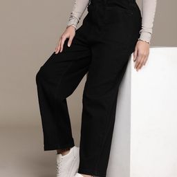 Moda Rapido Women Baggy Fit High-Rise Stretchable Jeans-picture-7