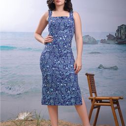 MILOST Women Floral Printed Bodycon Dress-image-39