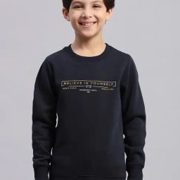 Monte Carlo Kids Navy Printed Full Sleeves Sweatshirt-image-12