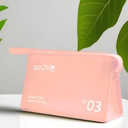 Aura Pink Set of 1 Water Resistant Makeup Organiser Organisers-24