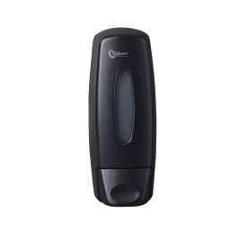 Robustt 350 ml ABS Plastic Black Wall Mount Soap Dispenser, E7 (Pack of 10 Pcs)-image-20