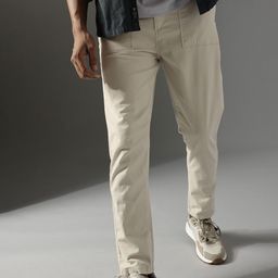 FCUK Men Tapered Fit Chinos Trousers-image-56